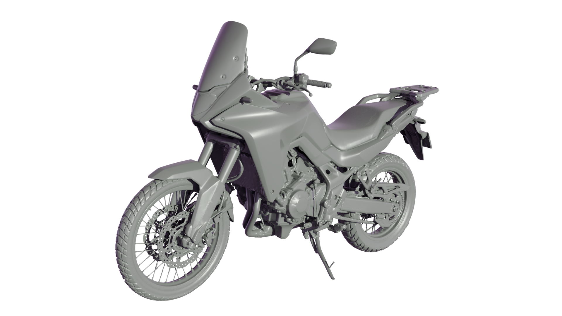 3Dスキャンしたバイクの作例